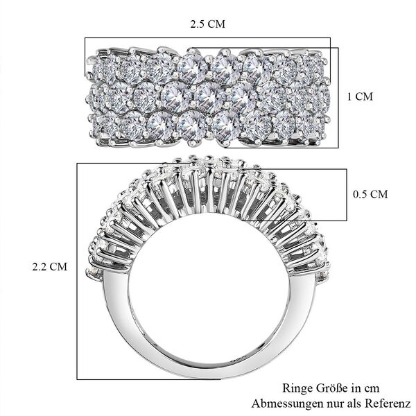 Moissanit Ring - 3,32 ct. image number 5