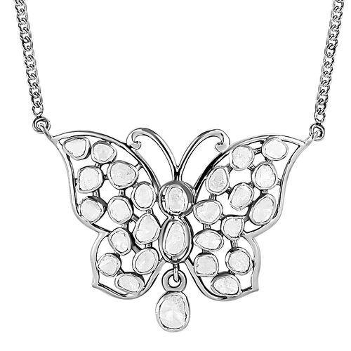 Polki Diamant Halskette, 50cm - 2 ct. image number 0