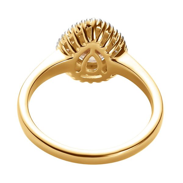 AAA Turkizit und Diamant-Ring - 1,44 ct. image number 6