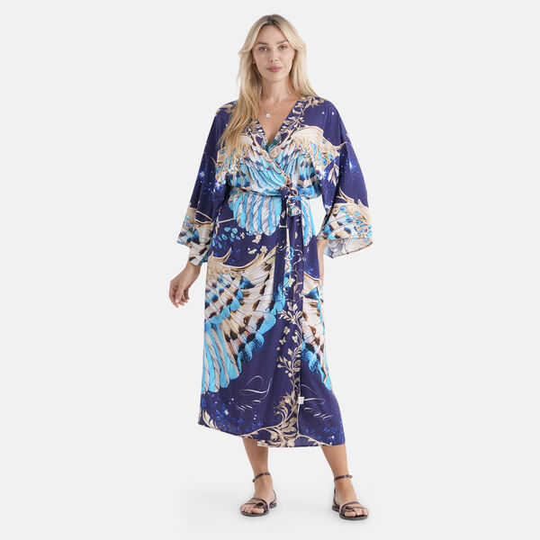  LA MAREY placement  print kimono