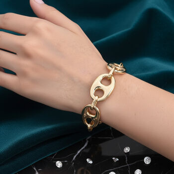 Gelb Armband ca. 19 cm + 5 cm Extender, ca. 38,50g