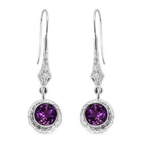 Royal Bali Kollektion- Afrikanische Amethyst-Ohrringe - 3,92 ct.