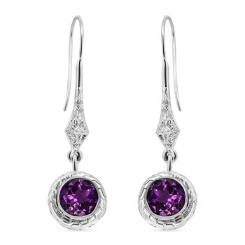 Royal Bali Kollektion- Afrikanische Amethyst-Ohrringe - 3,92 ct.