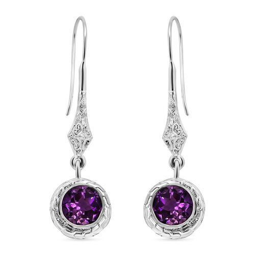Royal Bali Kollektion- Afrikanische Amethyst-Ohrringe - 3,92 ct. image number 0