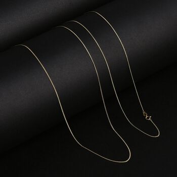 Panzer-Halskette 50cm in 585 Gold