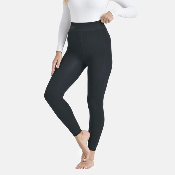 STG - Thermo-Leggings mit Fleecefutter, Schwarz, Größe L/XL image number 3