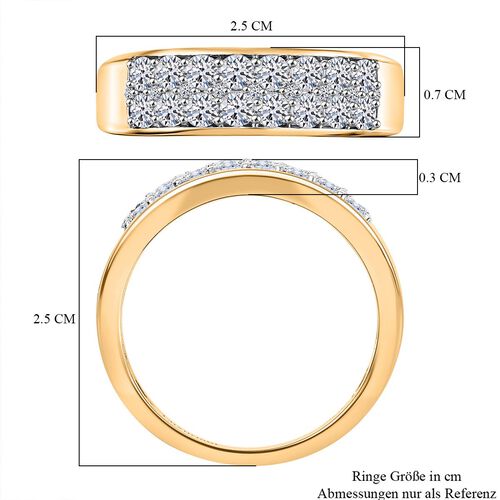 LUXURIANT DIAMOUND- SGL zertifizierter SI-GH Labor Diamant Ring - 1 ct. image number 7