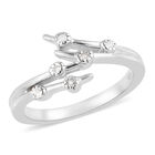 Diamant Ring 925 Silber platiniert  ca. 0,10 ct image number 3