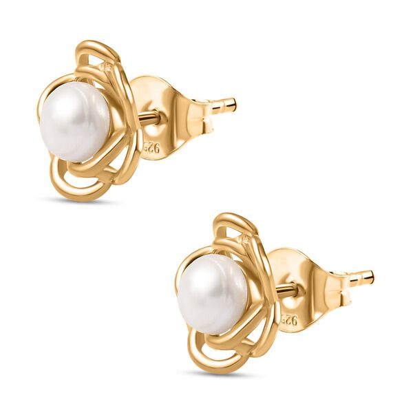 Süßwasserperlen Ohrringe - 3,16 ct. image number 4