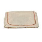 66L Stapelbare Aufbewahrungsbox mit Metallrahmen, Beige image number 5