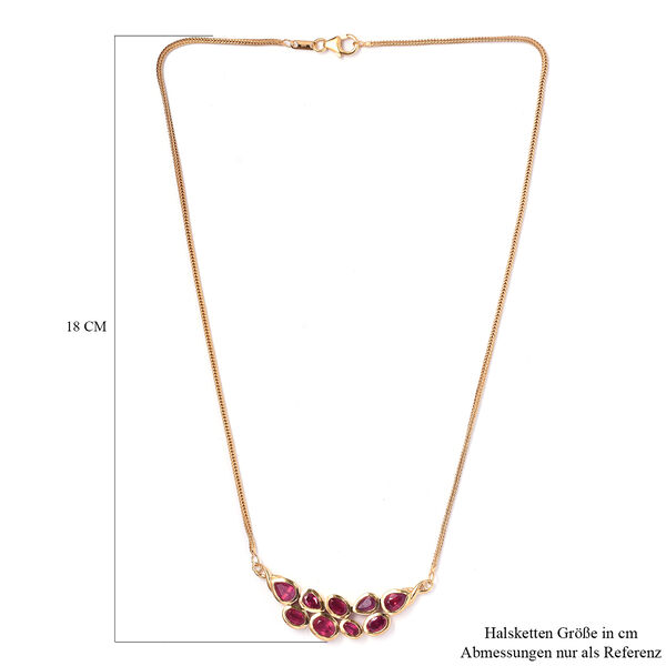 Afrikanische Rubin-Halskette in Silber image number 6