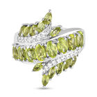 Natürlicher Peridot und Zirkon-Ring - 3,64 ct. image number 0