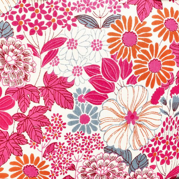 Crossbody Baumwolle, Blockprint, 25.4 x 23 cm, Pink image number 6