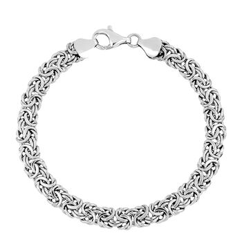 LA BELLA feinste handgefertigte Italienische 925 Silber Armband ca. 20 cm ca. 11,00g