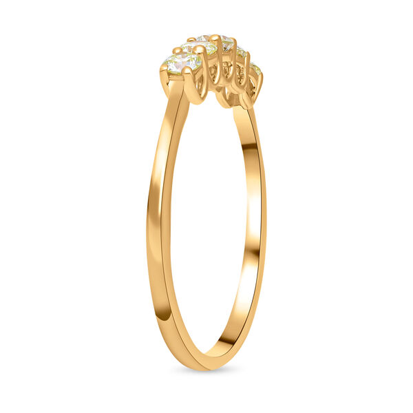 LUXORO Nat&uuml;rlicher, gelber Diamant SI SGL zertifizierter Ring - 0,50 ct. image number 4