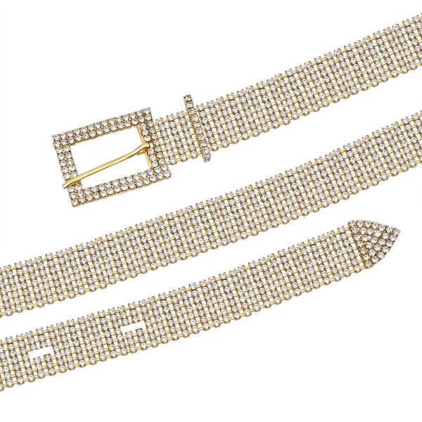 Kristall G&uuml;rtel, Gold image number 3