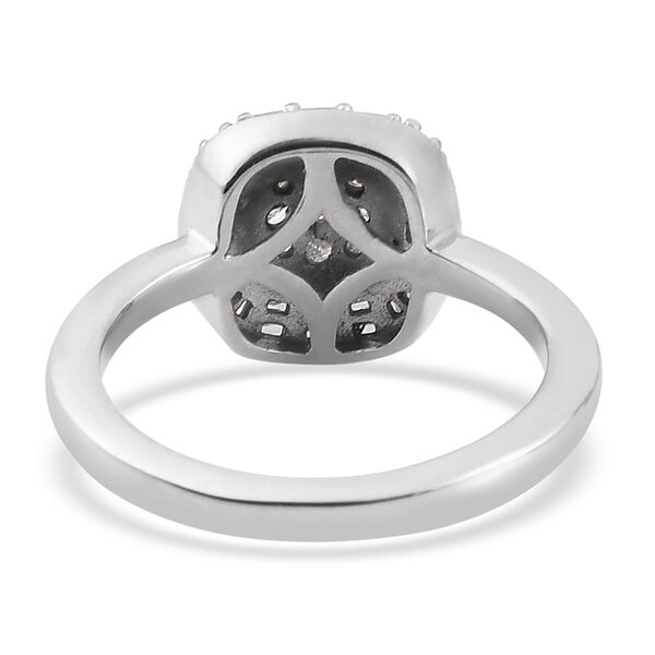 Diamant Ring 925 Silber platiniert  ca. 0,33 ct image number 6
