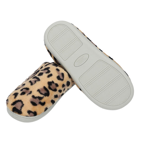 Superweiche Memory Foam Hausschuhe, Leopardenmuster, Gr&ouml;&szlig;e 39, Braun und Schwarz image number 5