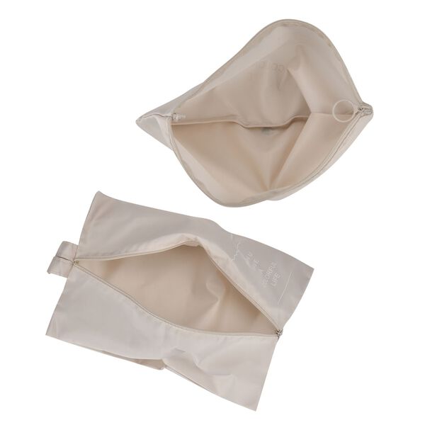 Set aus 8 Aufbewahrungsbeuteln, weiß image number 6