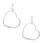 Designer-inspiriert 925 Silber Herz Ohrringe 2,50g