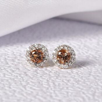 D'Joy AA Andalusit und Zirkon Ohrringe - 0,89 ct.