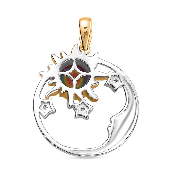 Nebel Quarz und Zirkon Anh&auml;nger - 1,49 ct. image number 4