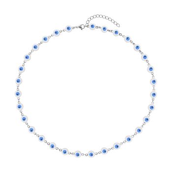 B&ouml;ses Auge Nazar Halskette, emailliert, 50 cm