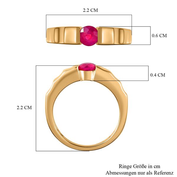 Afrikanischer Rubin-Ring - 0,74 ct. image number 7