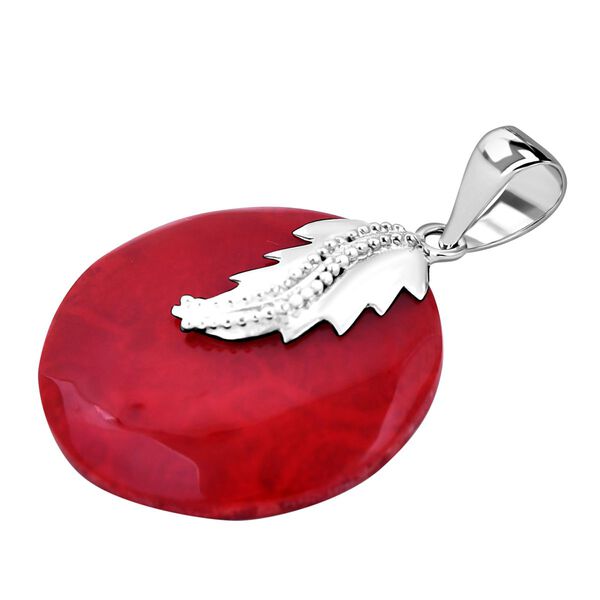 Royal Bali Kollektion - Rote Koralle Ohrringe und Anhänger image number 10