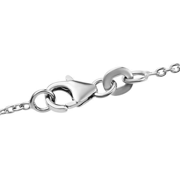 GP Celestial Dream Kollektion- EF Moissanit und Kanchanaburi blauer Saphir-Anhänger mit 45cm Kette- 4,54 ct. image number 3