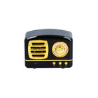 Retro Bluetooth Lautsprecher, Größe 9,8x5,8x7,2 cm, Schwarz image number 0
