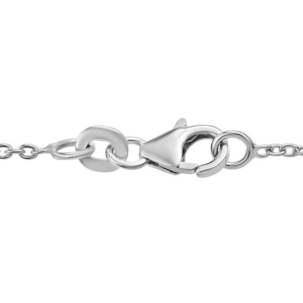 Moissanit Halskette, 45 cm  - 0,42 ct. image number 4