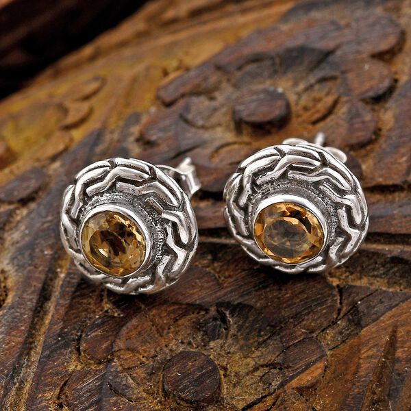 Royal Bali Kollektion - Citrin Ohrringe - 1,49 ct. image number 1