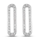 Diamant Ohrringe 925 Silber platiniert ca. 0,25 ct