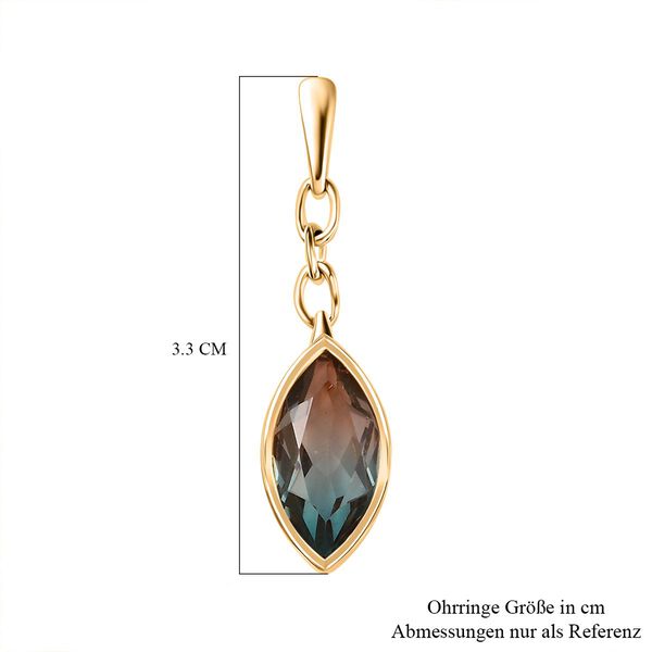 Aqua Terra Costa Quarz Ohrringe - 6,15 ct. image number 5