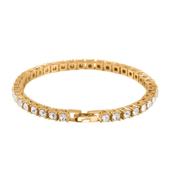 Kristall-Schmuckset in Goldton image number 8