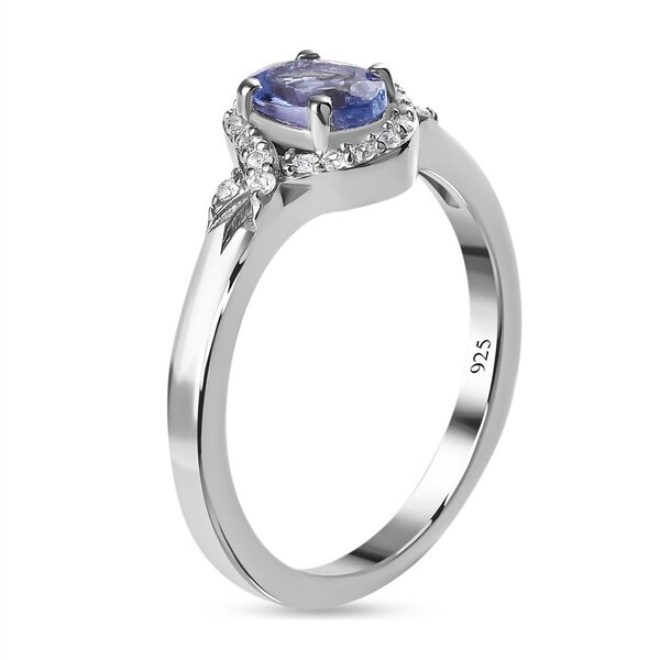 Tansanit und Zirkon Ring - 0,63 ct. image number 5