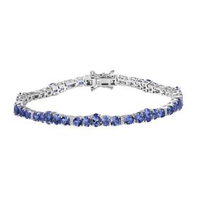 Tansanit und Zirkon Armband