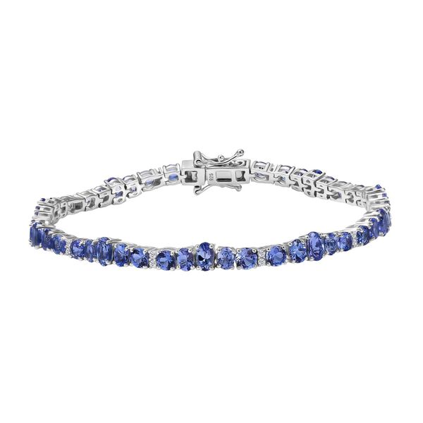 Tansanit und Zirkon Armband