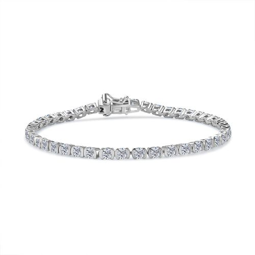 D joy Moissanit Armband ca. 20 cm 925 Silber rhodiniert ca. 5,46 ct. image number 0