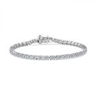 D joy Moissanit Armband ca. 20 cm 925 Silber rhodiniert ca. 5,46 ct.