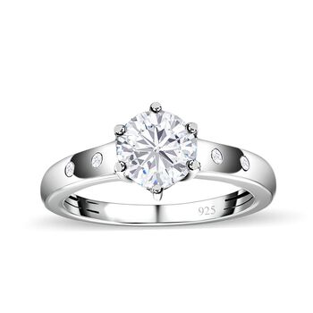 Moissanit Ring - 0,99 ct.