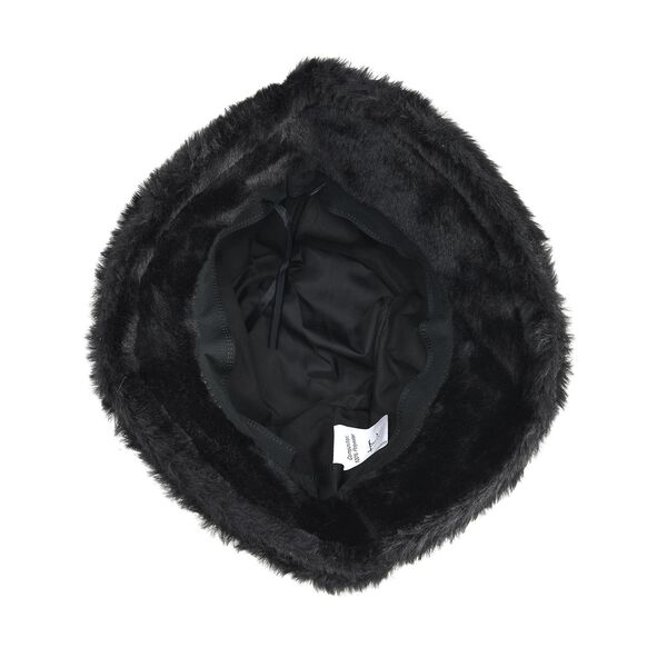 Flauschiger Kunstpelz Hut, Schwarz image number 3