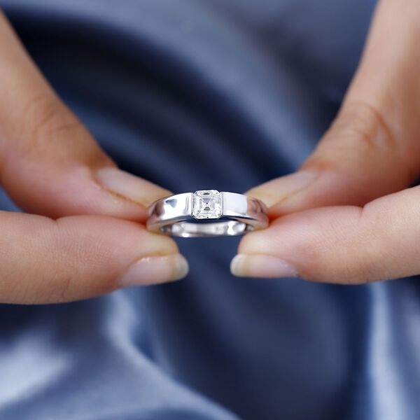 Moissanit Ring - 0,66 ct. image number 3