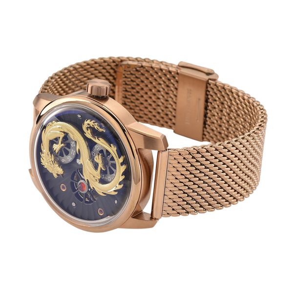 WILLIAM HUNT LIMITIERTE EDITION - Drachen Uhr Seiko Automatik Uhrwerk, 21 Jeweils, Saphir Mineralglas, 5 ATM Wasserdicht, 316L Edelstahl image number 5