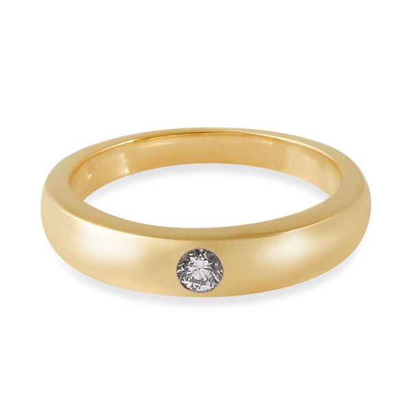 ILIANA Diamant zertifiziert SI G-H Solit&auml;r Ring 750 Gelbgold image number 1
