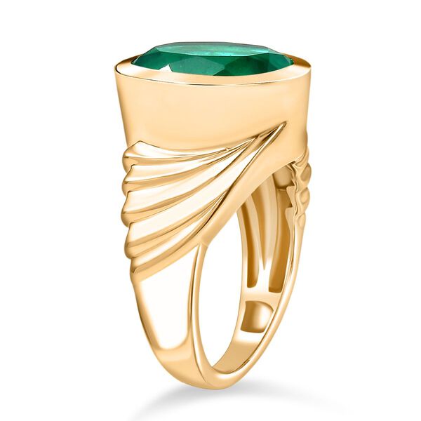 D'Joy Smaragd Triplett Quarz Ring - 5,74 ct. image number 5