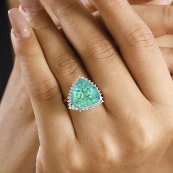 Pfau Triplett Quarz und Zirkon Ring - 10,95 ct.