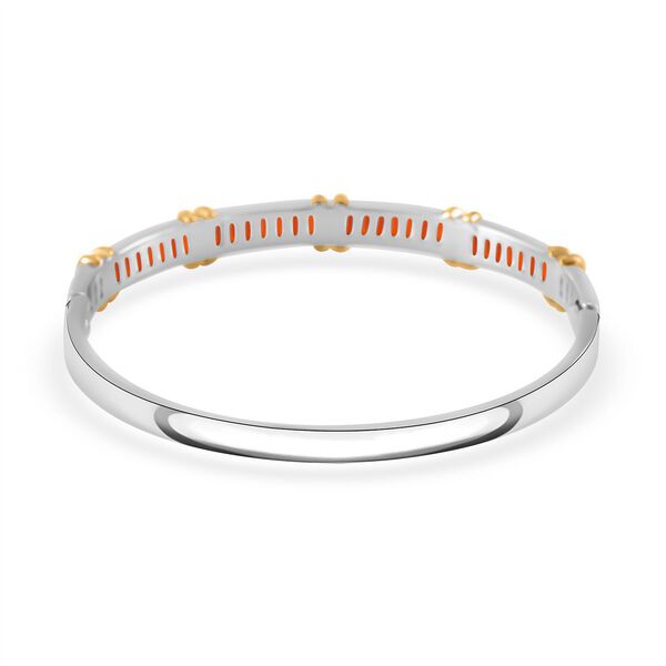 Roter Zirkonia Armreif ca. 19 cm, bicolor image number 5