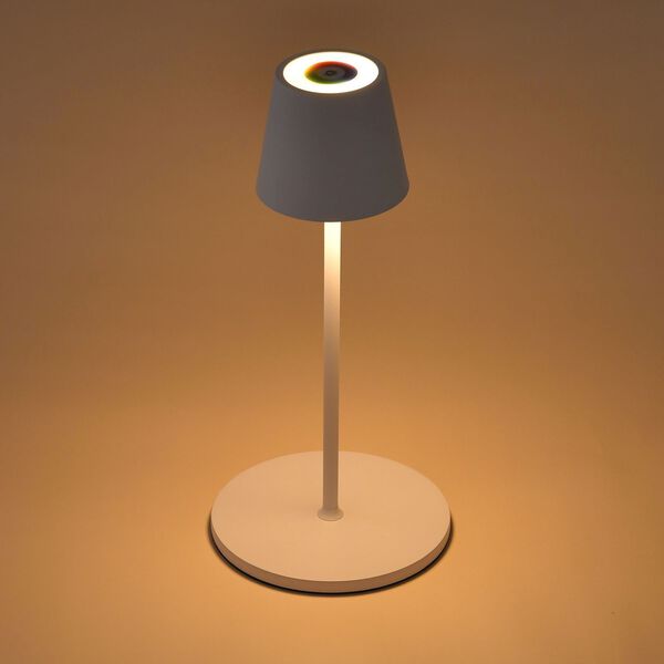 Kabellose Stehlampe mit Touch-Steuerung, Weiß, 18x118 cm image number 10